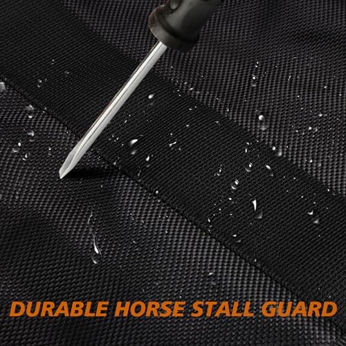 Stall Guard for Horses,Horse Stall Guard, Adjustable Straps & Hardware