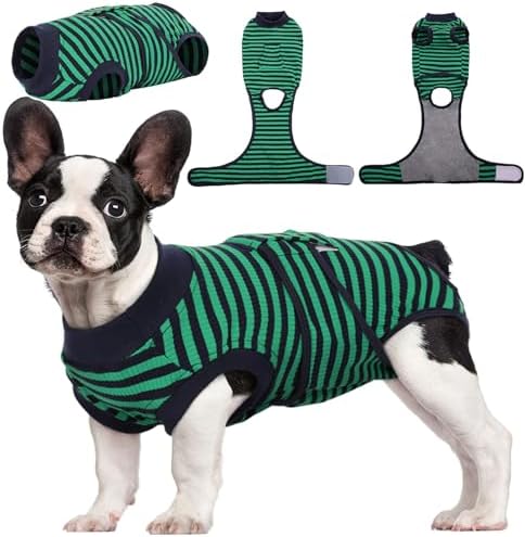 Kuoser Recovery Suit for Dogs Cats, Soft Dog Surgery Suit Female Male Spay