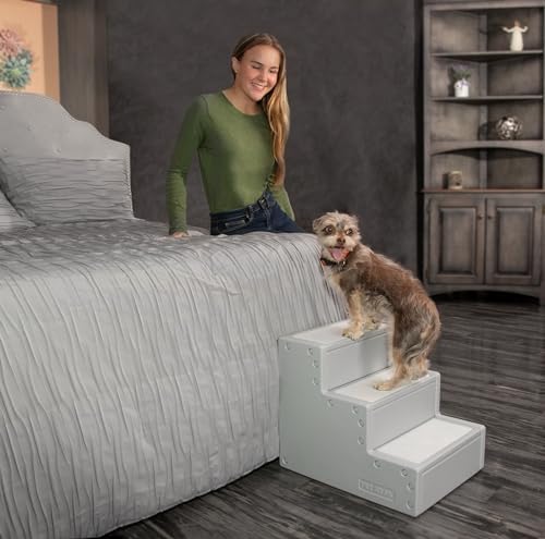 Pet Gear Pet Step III Pet Stairs, Essential Grey
