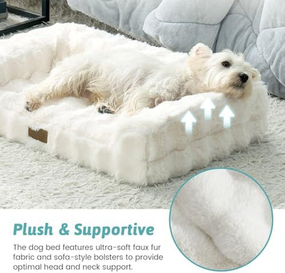 COZY KISS Orthopedic Dog Beds with Removable Washable Cover