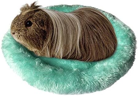 BWOGUE Hamster Bed, Round Velvet Sleep Pad for Guinea Pigs and Rats, 8.7 in