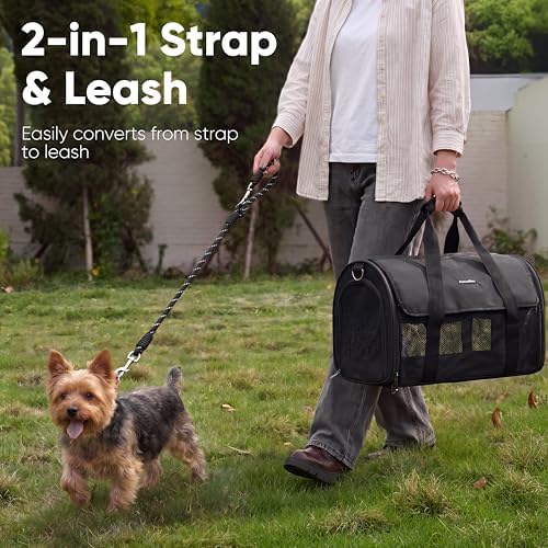 FUKUMARU Cat Carrier Soft, Ultra Lightweight Airline Approved Dog Carrier
