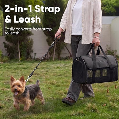 FUKUMARU Cat Carrier Soft, Ultra Lightweight Airline Approved Dog Carrier