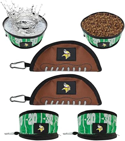 Pets First NFL Collapsible Pet Bowl
