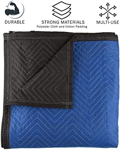 Stalwart Heavy Duty Moving Blanket, 80x73.5in