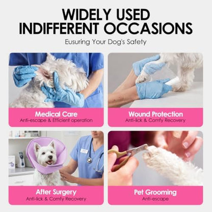 AOFITEE Soft Dog Cone, Adjustable Cones for Dogs After Surgery
