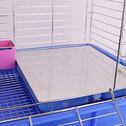 Rabbit Cooling Pad, 2PCS Hamster Cooling Pad Pet Cooling Mat for Rabbit Bunny Hamster Guinea Pig & Other Small Pets Stay Cool This Summer - Bite Resistance Pet Cool Plate Ice Bed