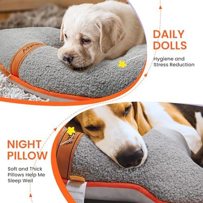 HiPetpy Dog Pillow, Soft Dog Pillows for Dogs, Head & Neck Support for Dog