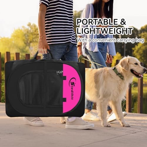 Siedihit Dog Cat Playpen, Large Puppy Pet Playpen, Dog Crate Tent Cage
