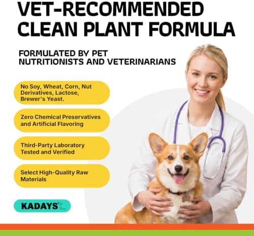 Meat-Free Dog Allergy Chews - 180Ct - Sensitive Skin & Gut Support, Chicken