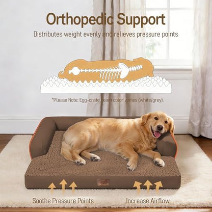 Comfort Expression Orthopedic XL Dog Bed for Large and Extra Large Dogs