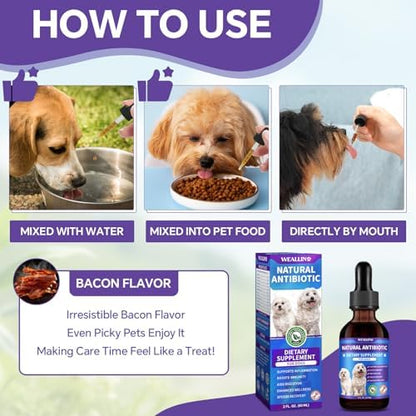 Dog Antibiotics Support Natural Antibiotics Care for Dogs Herbal Supplement