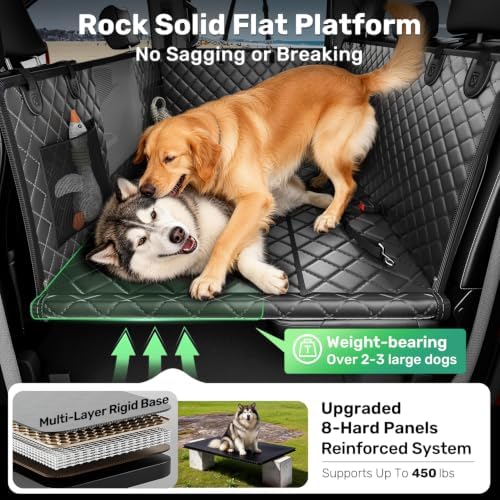 Zanch Hard Bottom Dog Seat Cover for Trucks, 28.5" XL Back Seat Extender