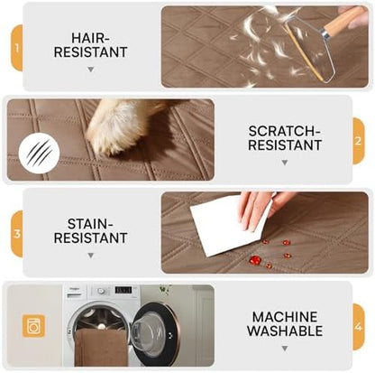 Luciphia Waterproof Couch Cover for Dogs, Non-Slip Pet Sofa Protector