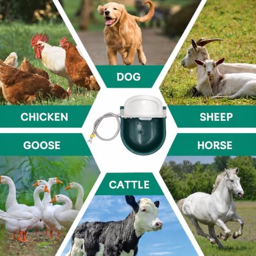 2 Set Automatic Water Bowl, Livestock Waterer for Cattle Dog Goat Sheep