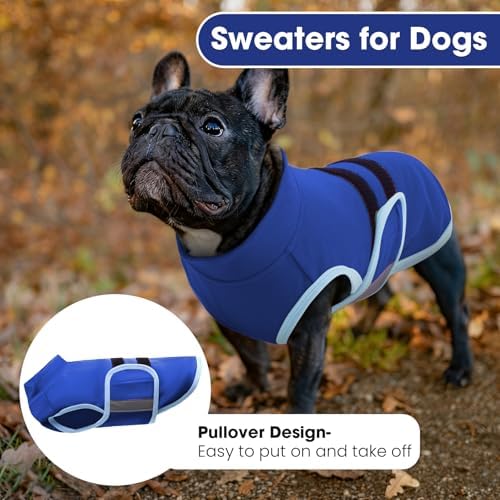Nanaki Soft Dog Fleece Vest-Warm Puppy Sweatshirt,Reflective Fleece Dog Sweater for Autumn Winter Early Spring,Easy On Pullover Vest Lightweight Comfortable Sleeveless Stretchy Chihuahua,S
