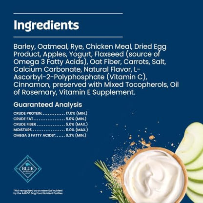 Blue Buffalo Health Bars Apples & Yogurt Mini Dog Biscuits, 16 oz