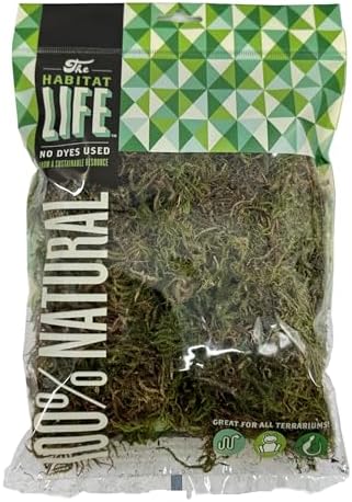 Deco Moss for Terrarium Habitats, Small 1-Pack