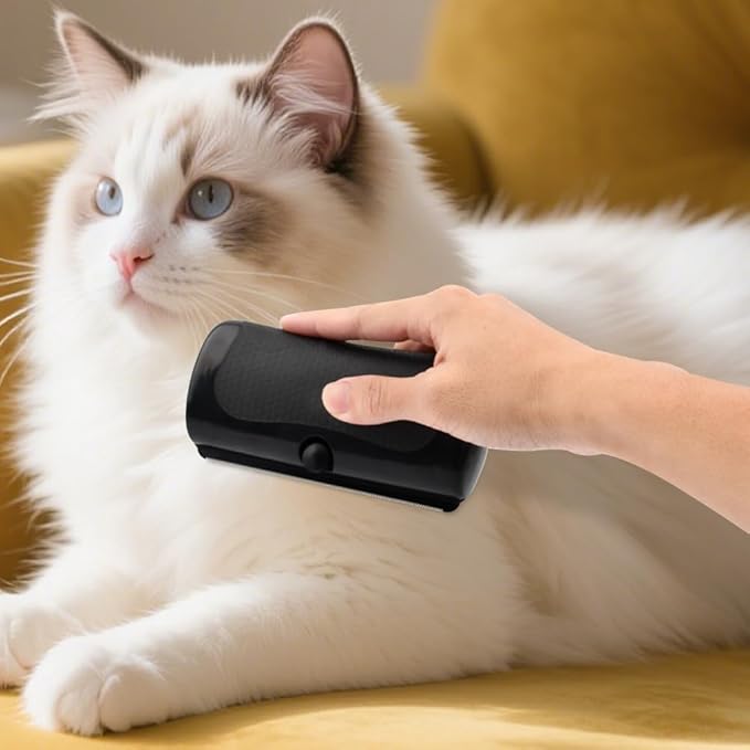 Deshedding Dog Brush Dog Grooming Brush for Shedding Pet Hair Removal Tool for Cats, Dogs, Horses(Color:Black)
