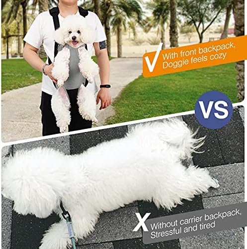 Pawaboo Pet Front Carrier Backpack for Small Medium Dogs