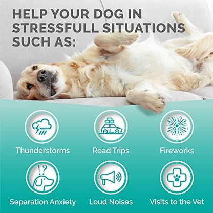 Calming Chews for Dogs - Dog Calming Treats for Anxiety Relief 120 Count