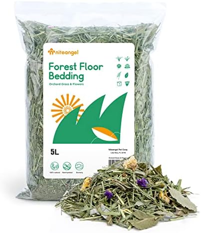 Niteangel Natural & Soft Hamster Bedding Mate: Air-Dried Flowers & Grass