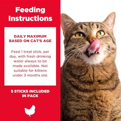 Country Kitchen, Chicken & Liver Tender Cat Meaty Sticks, 0.88 oz, 5 Ct