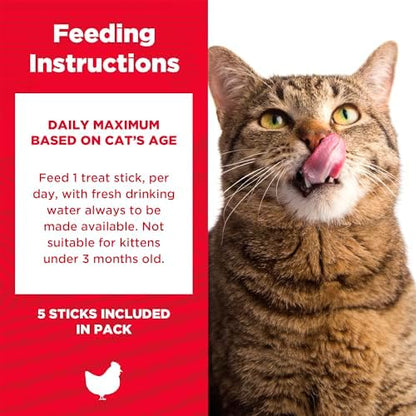 Country Kitchen, Chicken & Liver Tender Cat Meaty Sticks, 0.88 oz, 5 Ct