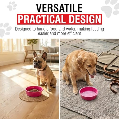Loving Pets Dolce Luminoso Dog Bowl, Large, Pink