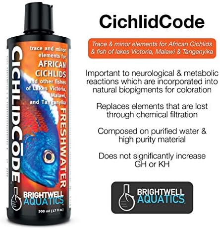 Brightwell Aquatics CichlidCode African Cichlid Trace Elements, 2L