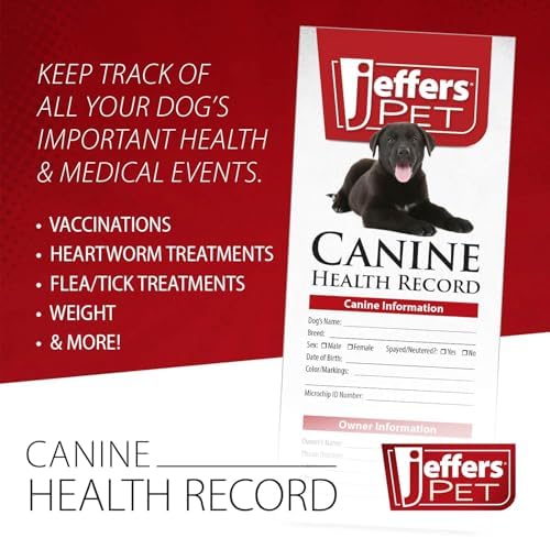 Jeffers Canine Health Records, 50 Pack