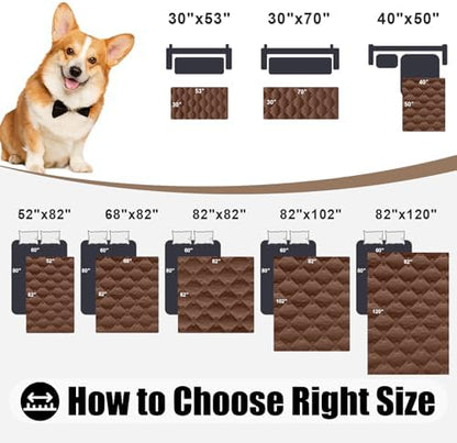 Smiry Waterproof Dog Bed Cover Blanket, Reversible Pet Blanket