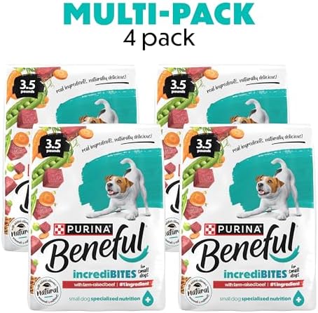 Beneful Purina IncrediBites with Farm-Raised Beef, Small Breed Dry Dog Food