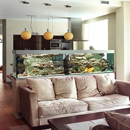 18Pcs Aquarium Fish Tank Divider Plastic Egg Crate Aquarium Filter Bottom Tray Grid Isolation Board Partition Net Pane Separator for Mixed Breeding Light Diffuser 24Pcs Sucker Clips Suction Cups,Black
