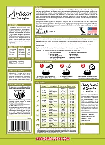 Grandma Lucy's - Artisan Lamb Dog Food – 3Lb