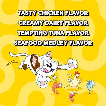 Temptations Classic Crunchy Cat Treats, Feline Favorites, 3 oz, 4 Pack