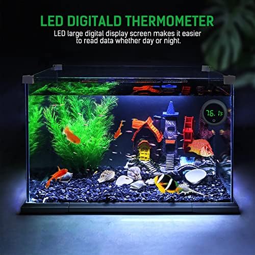 PAIZOO Aquarium Thermometer Digital, Highly Accurate Fish Tank Thermometer