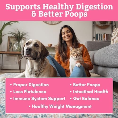 Probiotics for Dogs and Cats with Prebiotics, 2 Oz, 57 Scoops