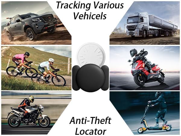 GPS Tracker for Vehicles - Car Tracker Device Hidden for Vehicles, Real-Time Mini Tracker Device for Vehicles, No Monthly Fee Subscription No SIM Card Required(Available for Android and iOS) -1 Pack