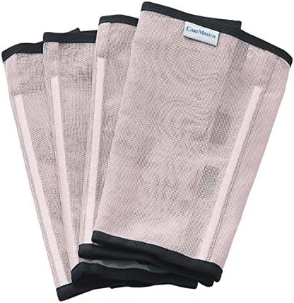 Fine Mesh Fly Boots Loose Fitting & Non-Slip Horse Fly Leggings No More Horsefly Nuisance Greatly Reduce Stomping Breathable with Natural Air Flow (Set of 4)