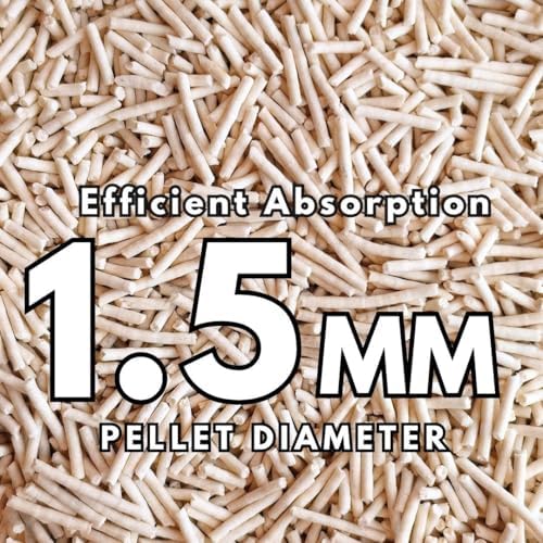 Pea Based Tofu Cat Litter, Dust Free Cat Litter, Low Tracking, and Natural Odor Control, Flushable (4 Bags, Original (Fragrance-Free))