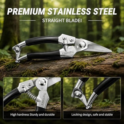 Goat Hoof Trimmers, Sheep Shears, Goat Hoof Trimmer Kit, Pruning Shears Horse Grooming Supplies Hoof Accessories – Versatile Hoof Wire and Pipe Cutting Tool for Pruning (Silver)