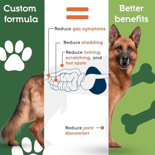 Pet Ultimates Probiotics for Dogs – 22-Species Dog Probiotics for Digestive Support & Antibiotics Recovery – Skin and Coat Supplement, Enhances Vitality – Dog Health Supplies (2 Pack)