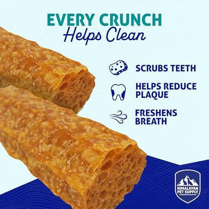 Himalayan Dog Chew Happy Teeth Cheese Crunchy Chew, Peanut Butter 2 Count