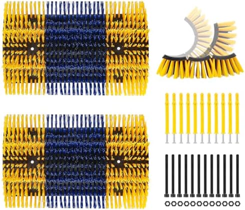 Livestock Scratching Brush, 2Pcs Cattle Scratcher Brush for Grooming, Upgraded Extra Large Horse Brushes, Relieve Itching on the Back, Cow Scratcher for Horse, Goat, Cow, Pig, Sheep (XL Size Yellow)