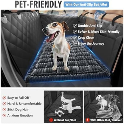 Dog Bed for Car Back Seat, Non-Slip Backseat Pet Mat Standard, 51''X23.5''