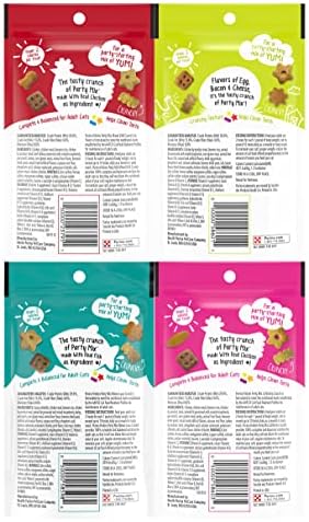 Friskies Party Mix Crunch Variety Pack (9 Flavors) - Wild West, Morning Munch, Mixed Grill, Picnic, Beachside, Cheezy Craze, Original, California Dreamin', and Meow Luau