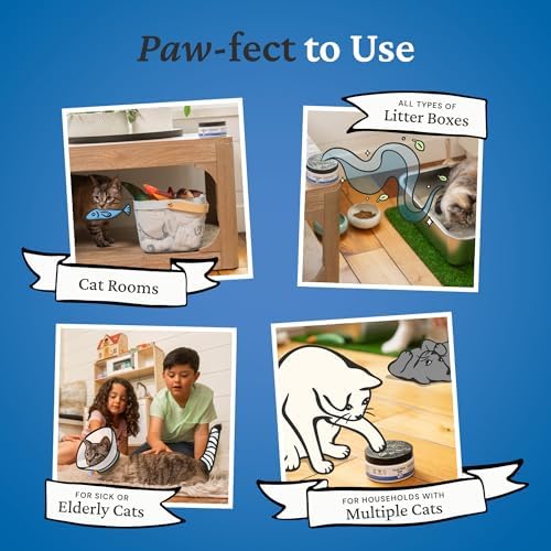 Fresh Wave Litter Box Odor Eliminator Gel, 7 oz Each, 2-Pack