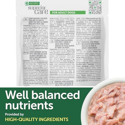 Nature's Protection Superior Care Wet Dog Food Pouches, Tuna 24x 2.46 oz