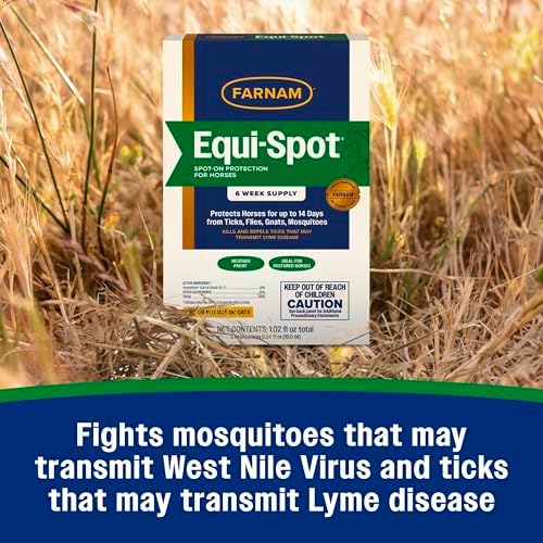 Farnam Equi-Spot, Weather Proof Targeted Spot On Protection, 6 Week Supply